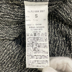 R JUBILEE アールジュビリー / ウールキャミソールワンピース ホワイト×ブラック 参考定価：20,000+tax SIZE:S