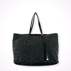 JIMMY CHOO / SASHA/M スタッズトートバッグ ブラック 参考定価：200,000程度