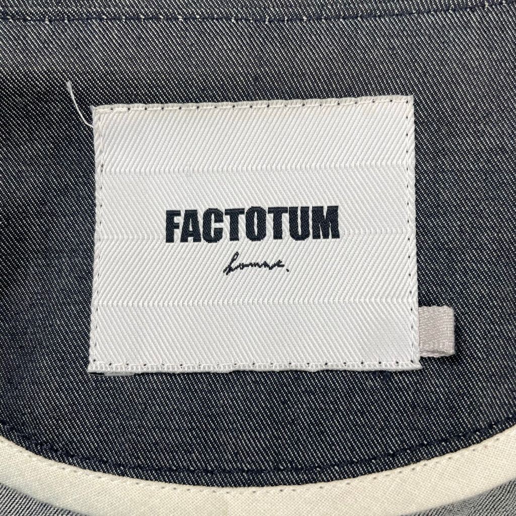 FACTOTUM ファクトタム / コットンMIXライダースジャケット 参考定価：38,000程度 SIZE：46