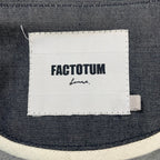 FACTOTUM ファクトタム / コットンMIXライダースジャケット 参考定価：38,000程度 SIZE：46