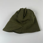 EURO VINTAGE ユーロヴィンテージ / ベルジャンニット帽 ツバ付 オリーブ