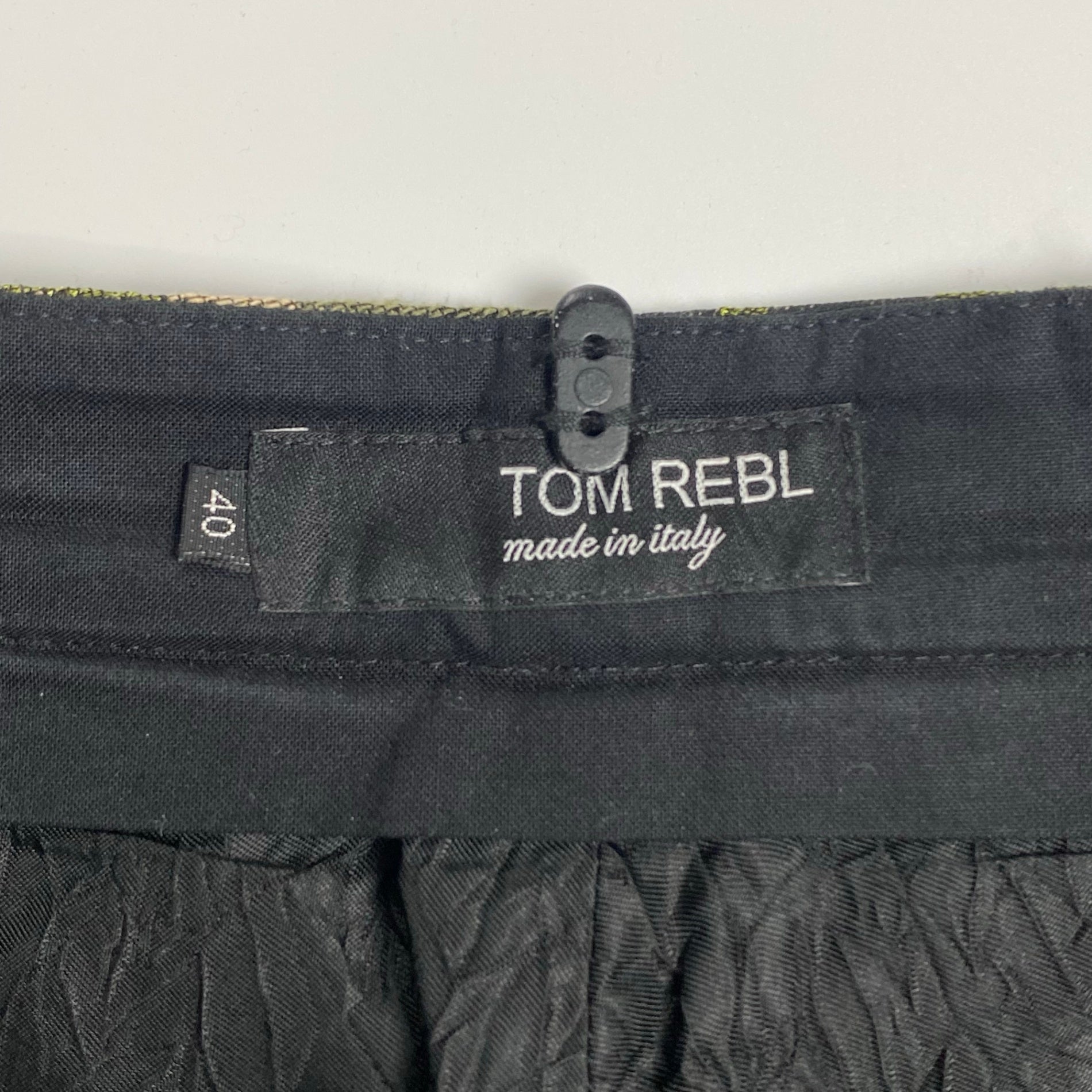 TOM REBL トム レベル / クロップド 迷彩 パンツ 七分丈 参考定価：60,000程度 SIZE：40