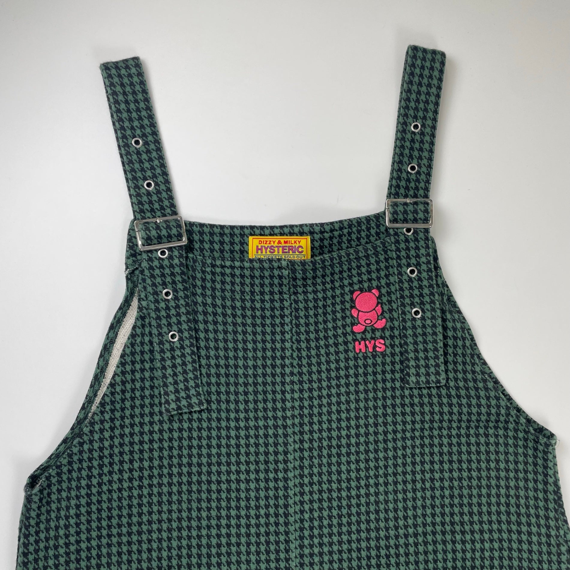 HYSTERIC GLAMOUR ヒステリックグラマー / BACK BEAR刺繍 ジャンパースカート 参考定価：36,000+tax SIZE:FREE