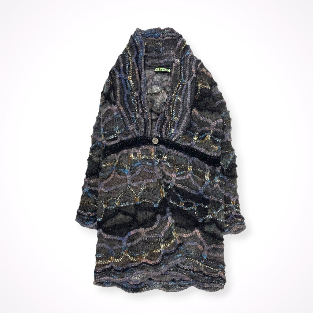 M.&KYOKO / ロングニットカーディガン 参考定価：46,000程度 SIZE:2