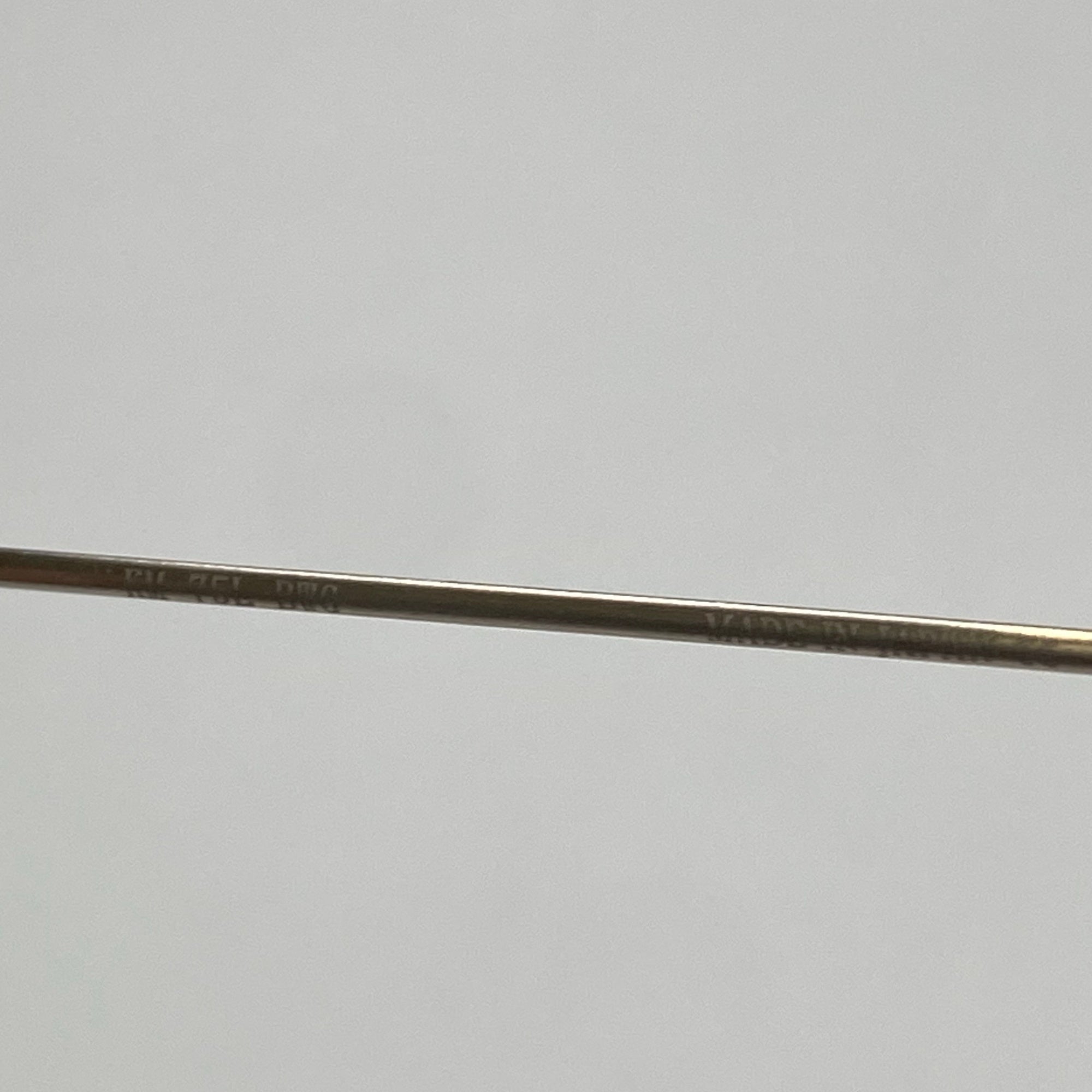 金子眼鏡 「メタルシリーズ」 / オーバルメタル 度なしクリアレンズ 参考定価：46,000+tax SIZE:47□121-139