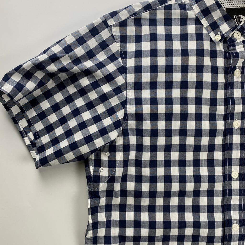 THE NORTH FACE ザ ノースフェイス / 半袖 ボタンダウン チェックシャツ NR21458 SIZE:M