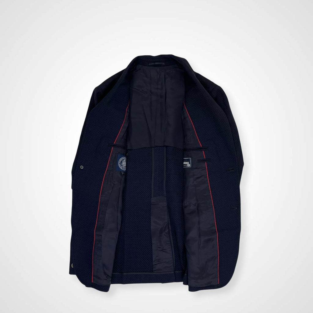 J.PRESS × NIKKE ジェイプレス 日本毛織 / Winter Cuba Beach 段返りブレザー 参考定価：60,000程度 SIZE：L