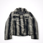 EMPORIO ARMANI / 総柄ベロアジャケット 参考定価：300,000程度 SIZE:42