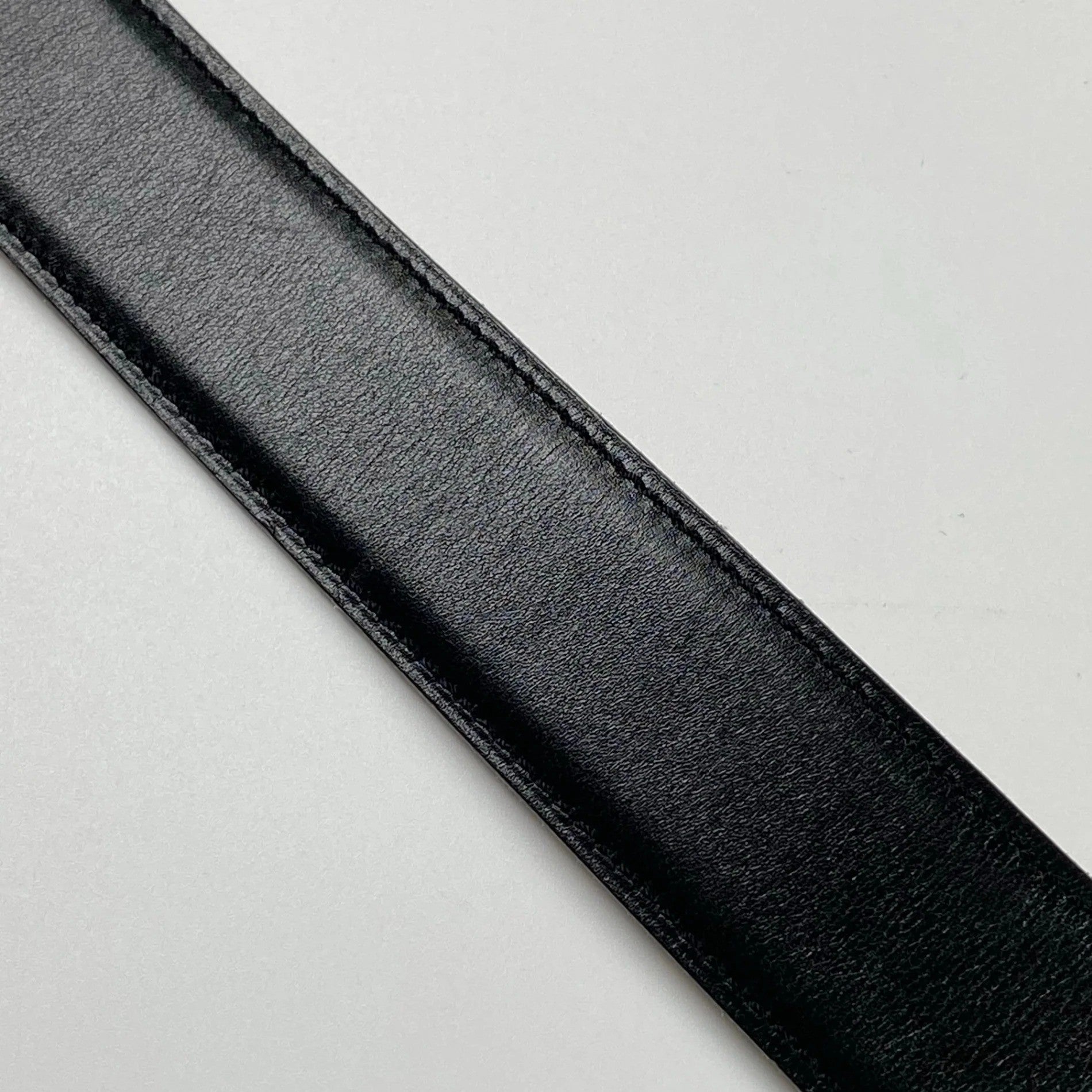 【極美品 鑑定済】 HERMES エルメス / コンスタンス Hバックル レザーベルト 〇Y刻印 ブラック×ベージュ 75cm