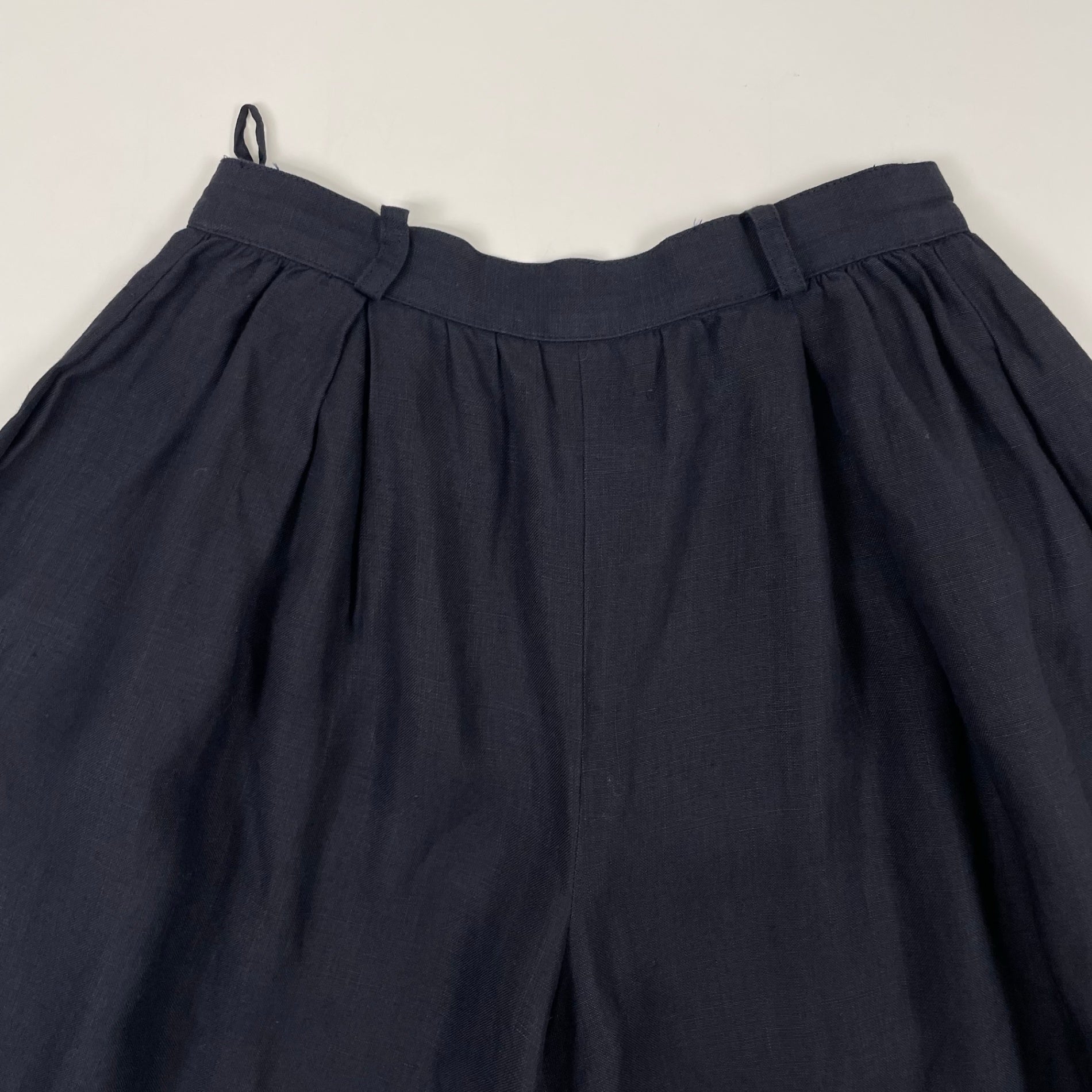 Valentino Garavani / ヴィンテージ リネンワイドショートパンツ SIZE:8