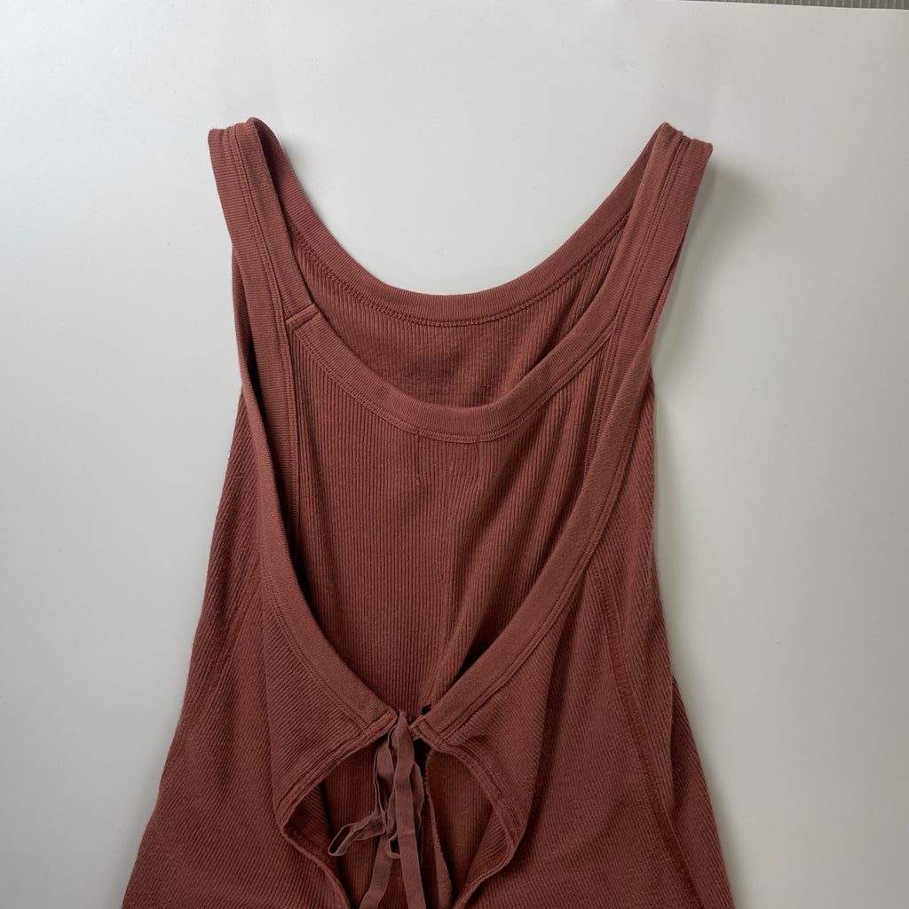 jonnlynx ジョンリンクス / rib tank dress テラコッタカラー 参考定価：18,000+tax SIZE:FREE