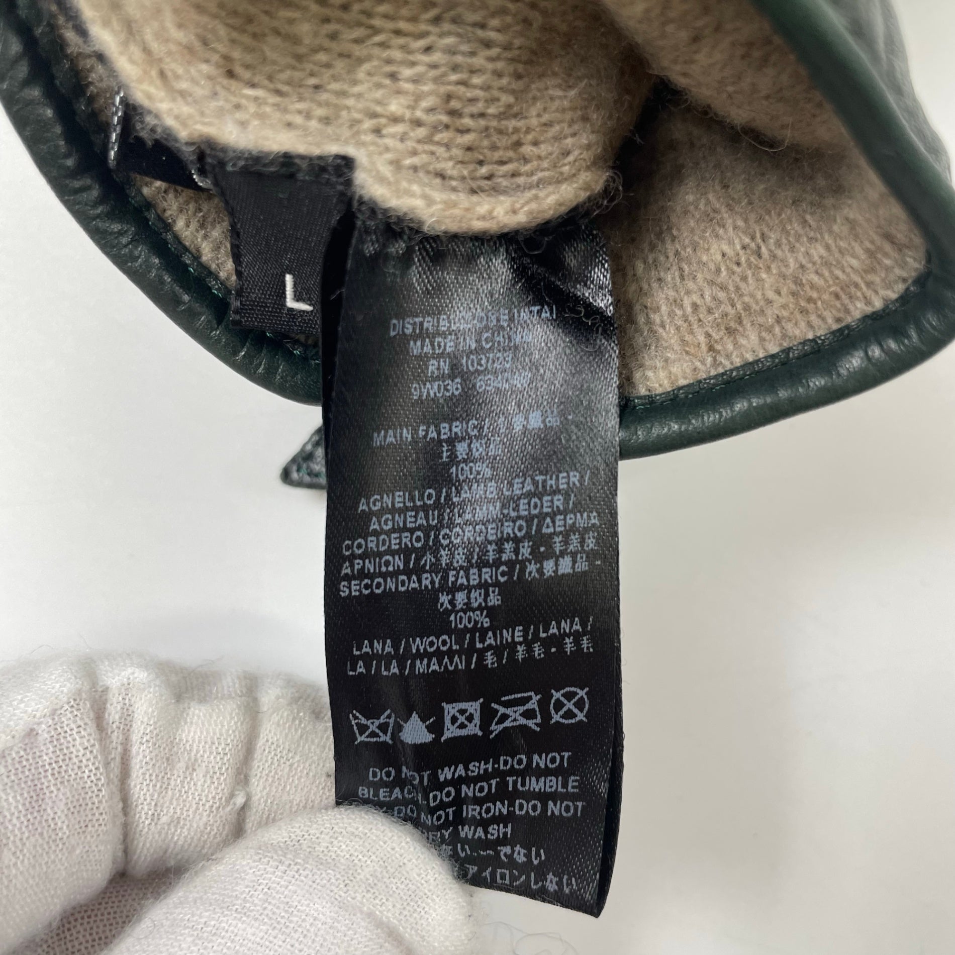 EMPORIO ARMANI / ラムレザーグローブ 参考定価：42,000程度