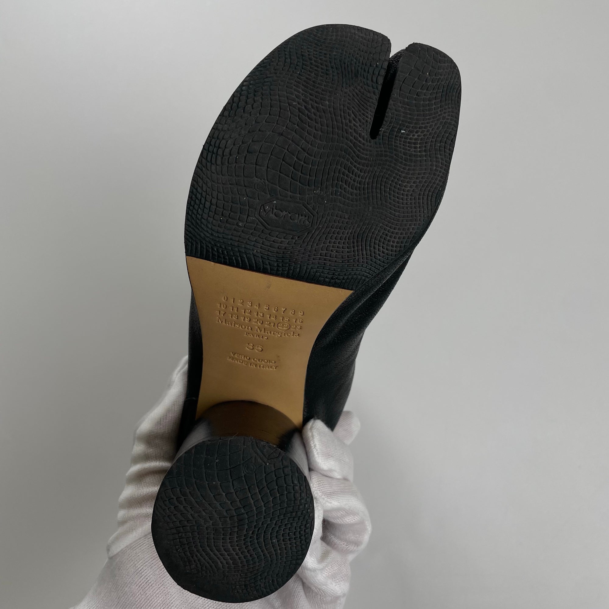 MAISON MARGIELA メゾンマルジェラ / チャンキーヒール タビブーツ 美品 参考定価：200,000程度 SIZE:35(22.5cm程度)