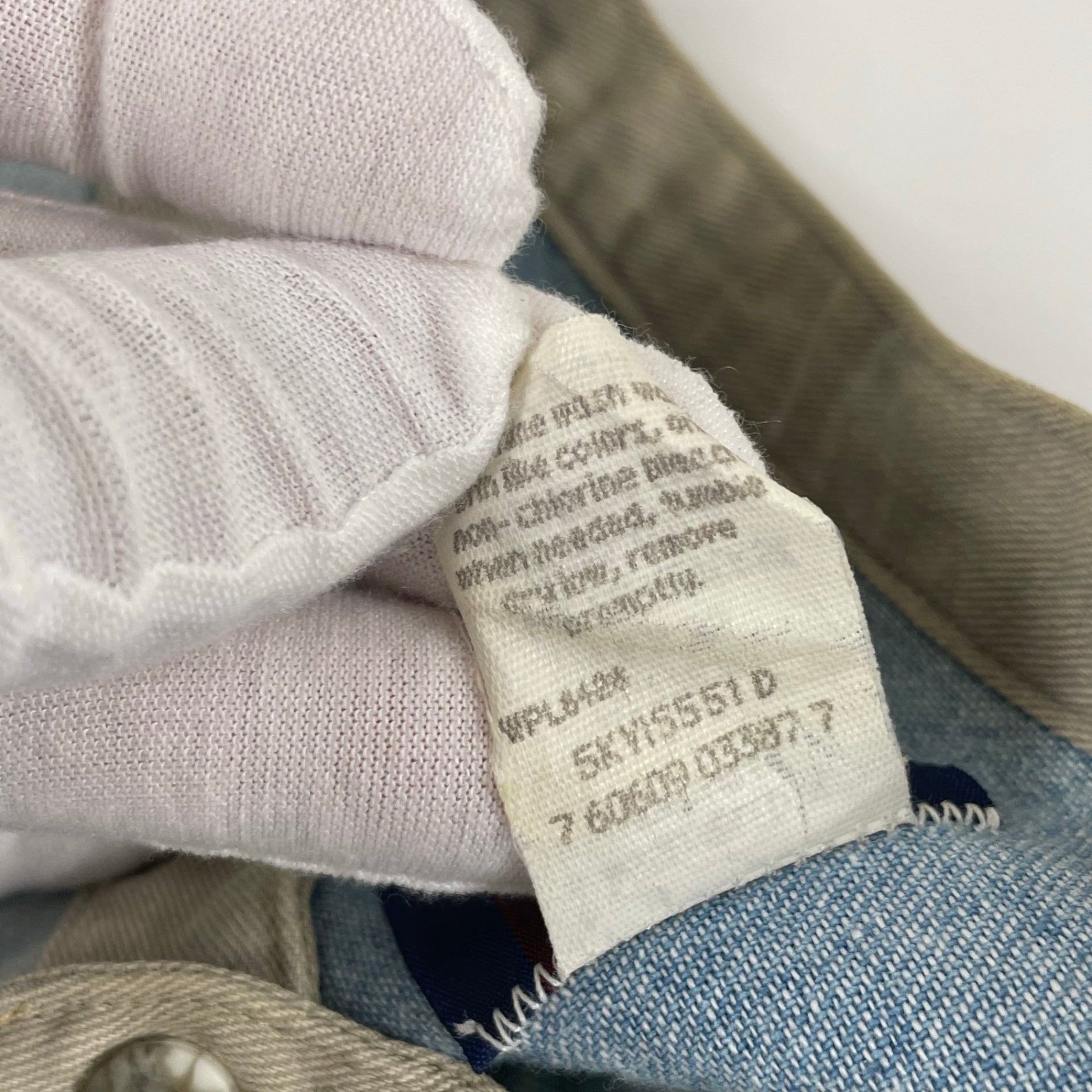 Wrangler / 80s 切替デニムシャツ SIZE:XL程度