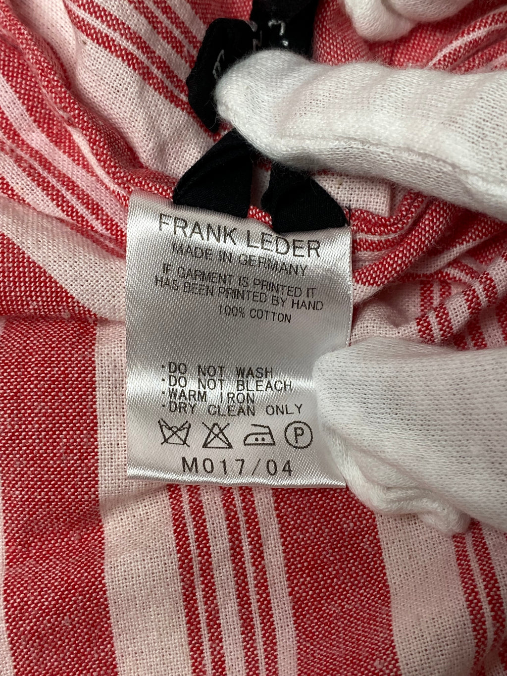 FRANK LEDER フランクリーダー コットン ストライプ シャツ