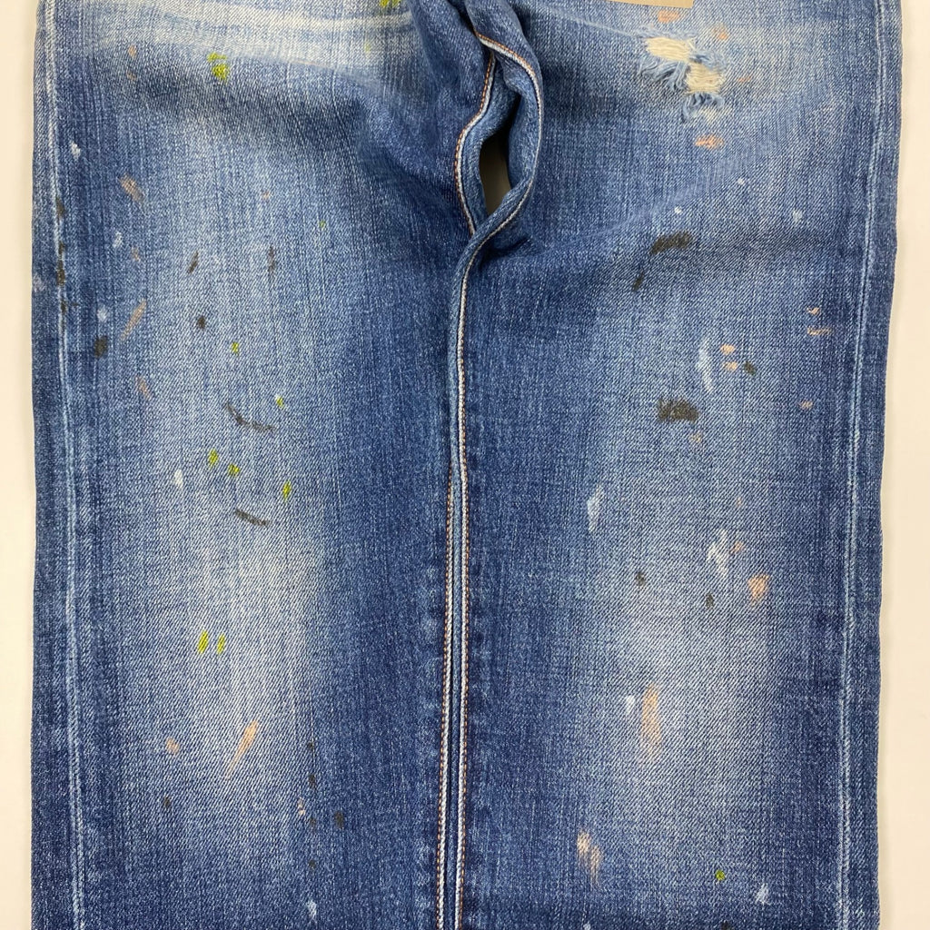 【未使用品】 Roy ROGER’S ロイ ロジャース / CULT SUPERIOR DENIM ハンドペイント デニムパンツ イタリア最古のデニムブランド SIZE：29