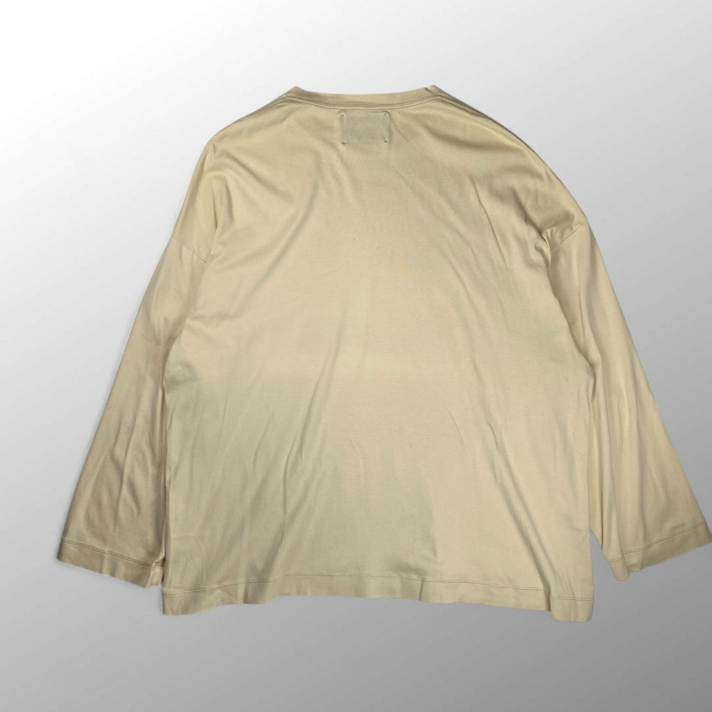 MAISON SPECIAL メゾンスぺシャル / LOTUSウルトラファインスムースプライムオーバーロングカットソー ベージュ SIZE:46(L程度)