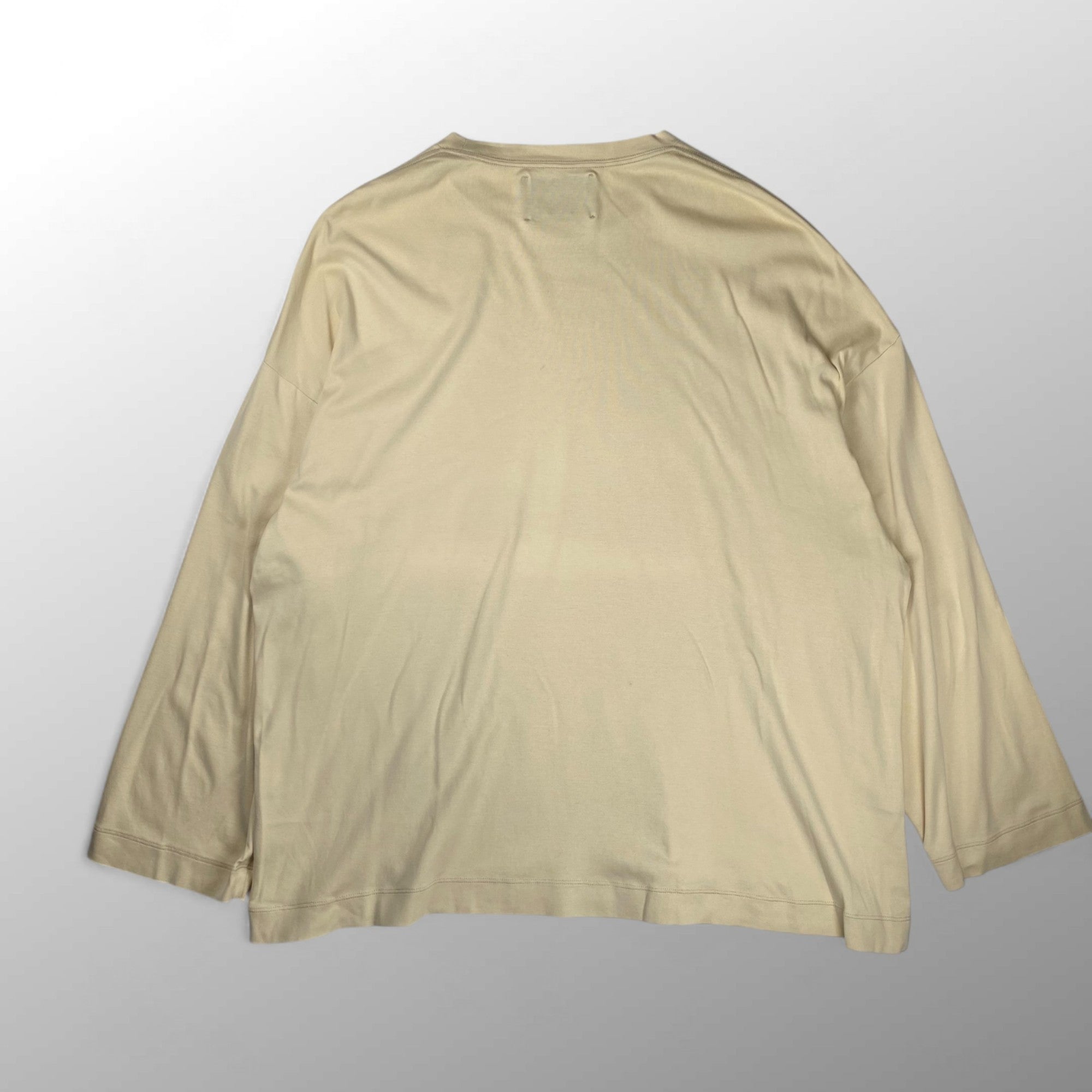 MAISON SPECIAL メゾンスぺシャル / LOTUSウルトラファインスムースプライムオーバーロングカットソー ベージュ SIZE:46(L程度)
