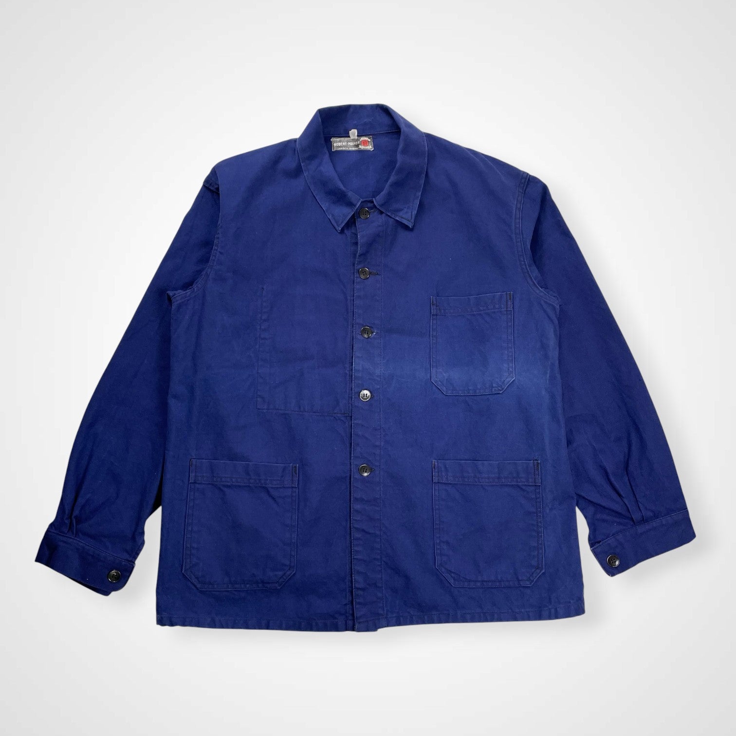 EURO VINTAGE ユーロヴィンテージ / 70s フレンチワークジャケット コットンドリル SIZE：L-XL程度