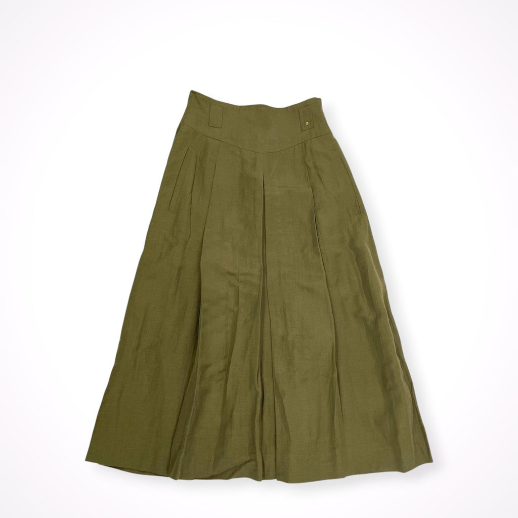VINTAGE / ヴィンテージシルクリネンスカート 参考定価：50,000程度 SIZE:40