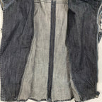 DIESEL ディーゼル / 00sライダースフェードデニムベスト SIZE:M