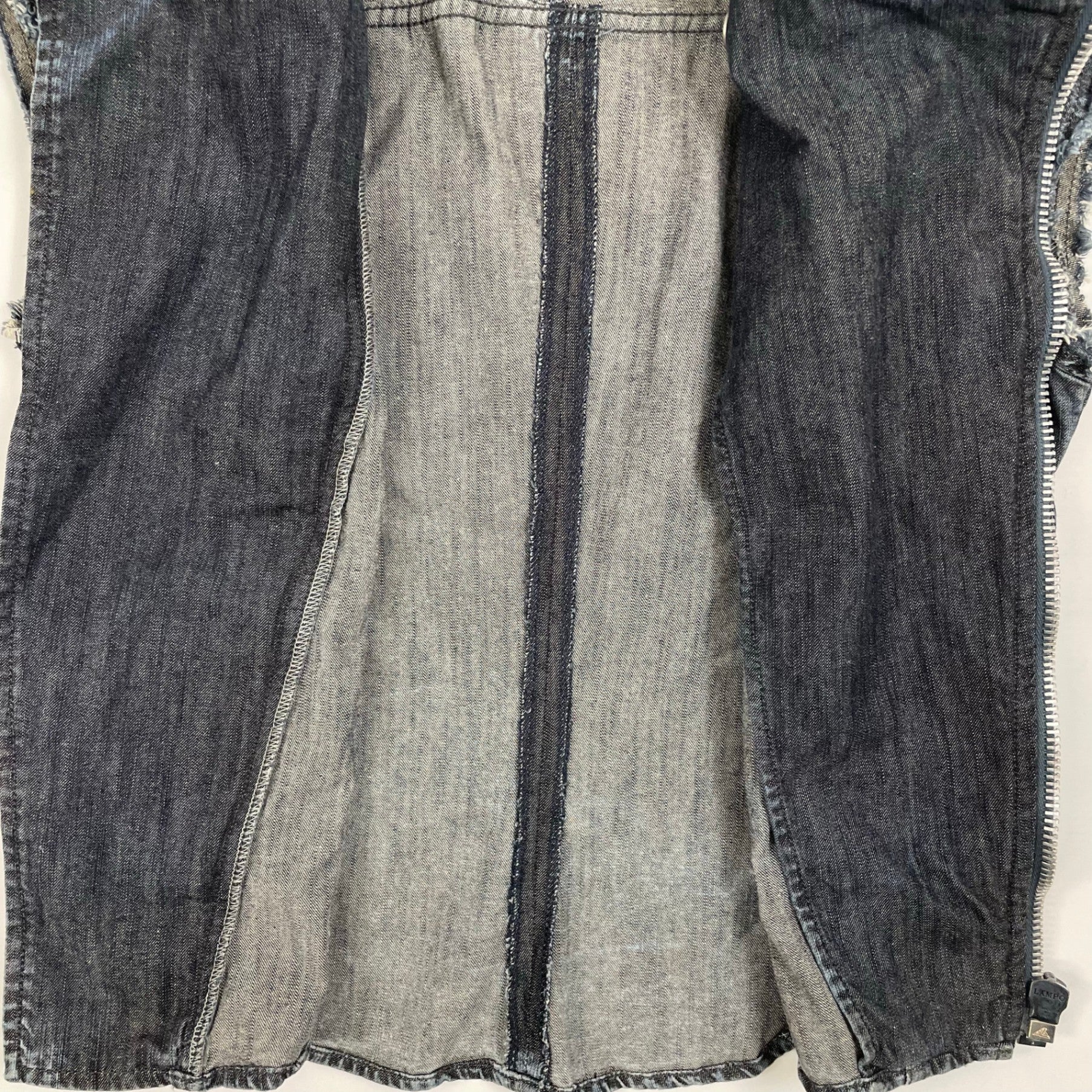 DIESEL ディーゼル / 00sライダースフェードデニムベスト SIZE:M