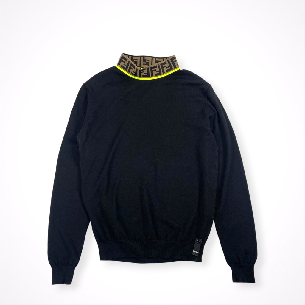 FENDI フェンディ / ズッカ柄ハイネックニット 21年 SIZE:48