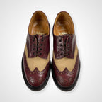 Tricker's トリッカーズ / BOURTON COUNTRY BOOTS 2トーンウイングチップ キャンバス×レザー SIZE：9(27.5cm程度)