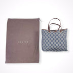 CELINE / スタッズデザイン デニムマカダムトートバッグ