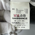 NAISSANCE / アシンメトリーベスト 参考定価：30,000程度 SIZE:M