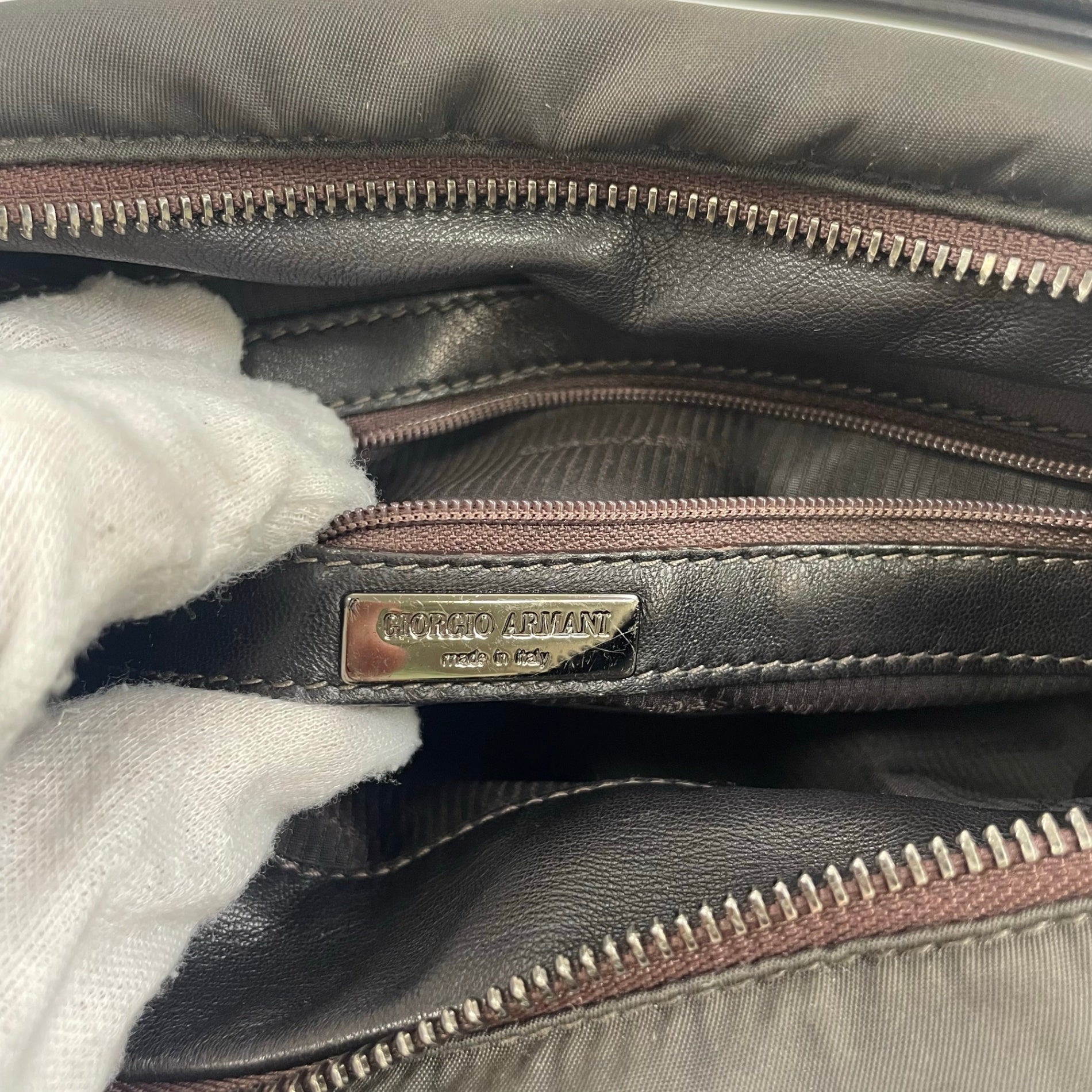 GIORGIO ARMANI / フリンジショルダーバッグ 参考定価：200,000程度