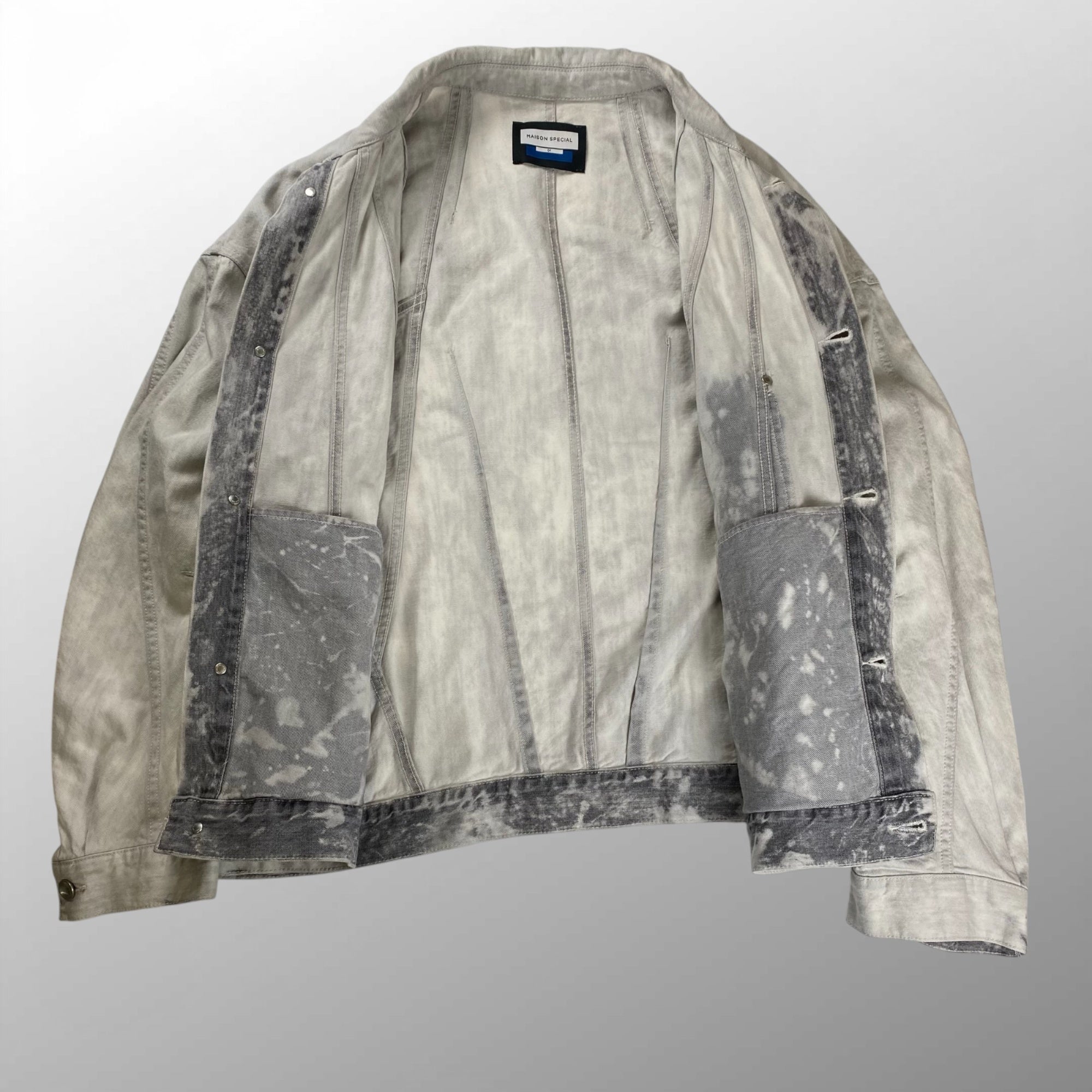 MAISON SPECIAL メゾンスペシャル / Three-Dimensional Prime-Over Cutting Denim Jacket デニムジャケット 参考定価：20,000+tax SIZE：