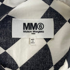 MM6 Maison Margiela  エムエムシックスメゾンマルジェラ / OVERSIZED DISTORTED CHESS PRINT LONG SHIRT チェッカーボード ロングシャツ SIZE：S
