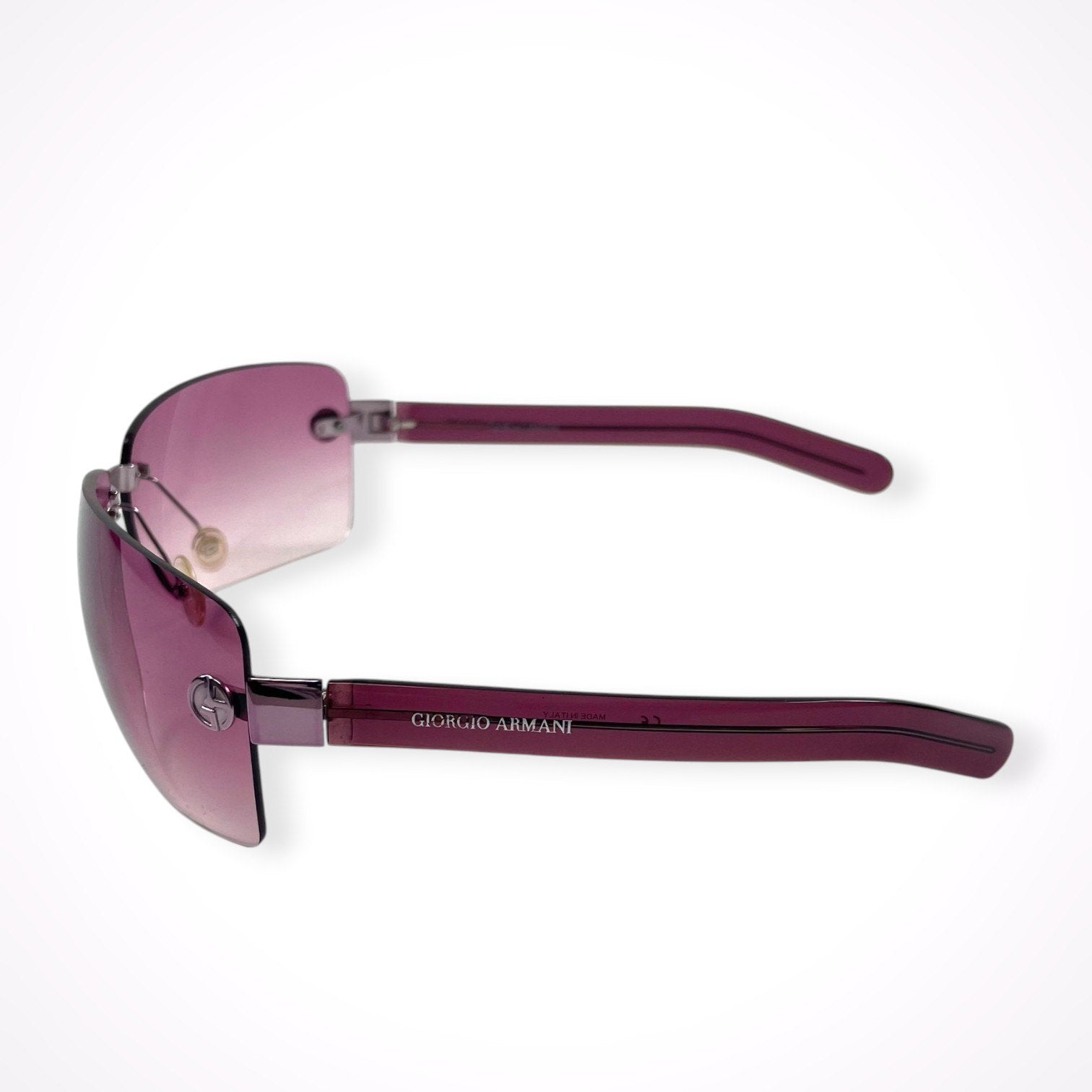 GIORGIO ARMANI / リムレスサングラス 参考定価：58,000程度 SIZE:70□14 115