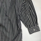 V2 BY VERSACE ベルサーチ ベルサーチェ ヴィンテージ / ストライプ シャツ ボタンダウン ビッグシルエット SIZE：M（XL程度）