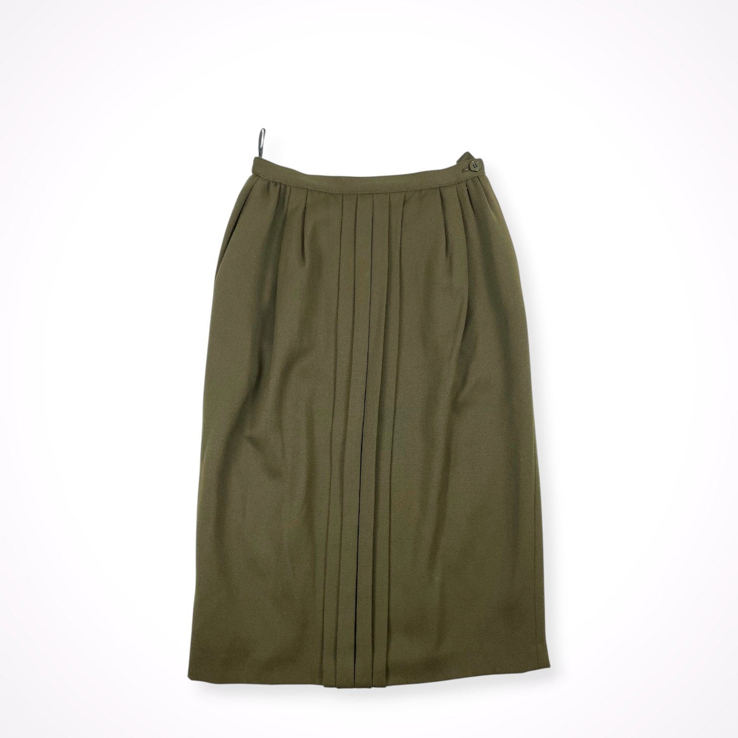valentino miss V / ヴィンテージタックデザインスカート 参考定価：80,000程度 SIZE:44
