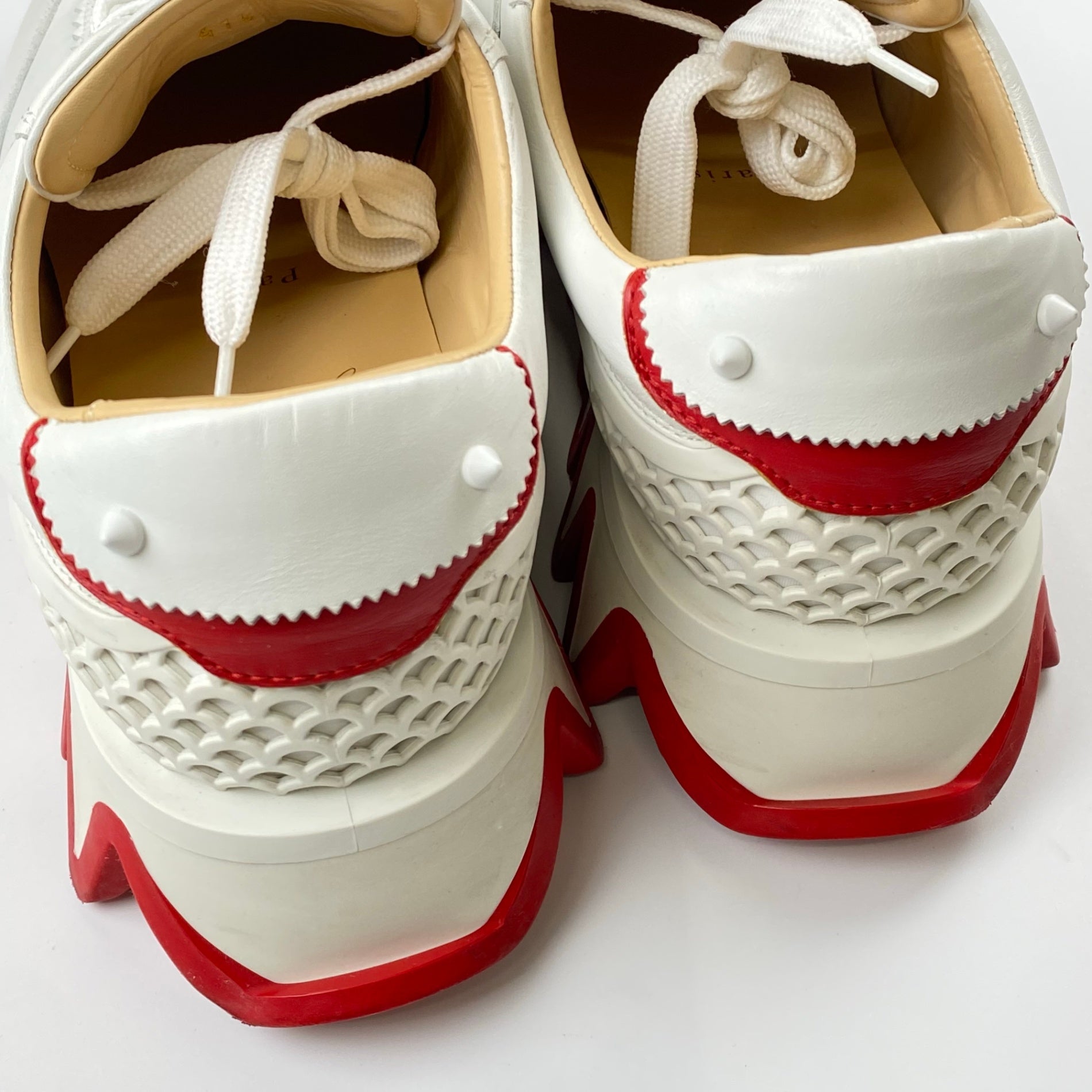 【美品】 Christian Louboutin クリスチャン ルブタン / LoubiShark Donna シャークソール スニーカー SIZE:41 1/2 （26.5cm程度） 参考定価：125,000+tax