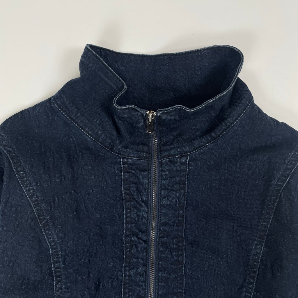 EVA KAYAN / ジャガードデニムジャケット 参考定価：42,000程度 SIZE:42