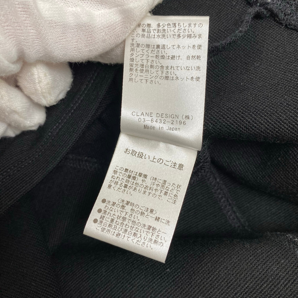 CLANE クラネ / 3WAY ARRANGE JACKET ブラック 極美品 参考定価：34,000+tax SIZE：1