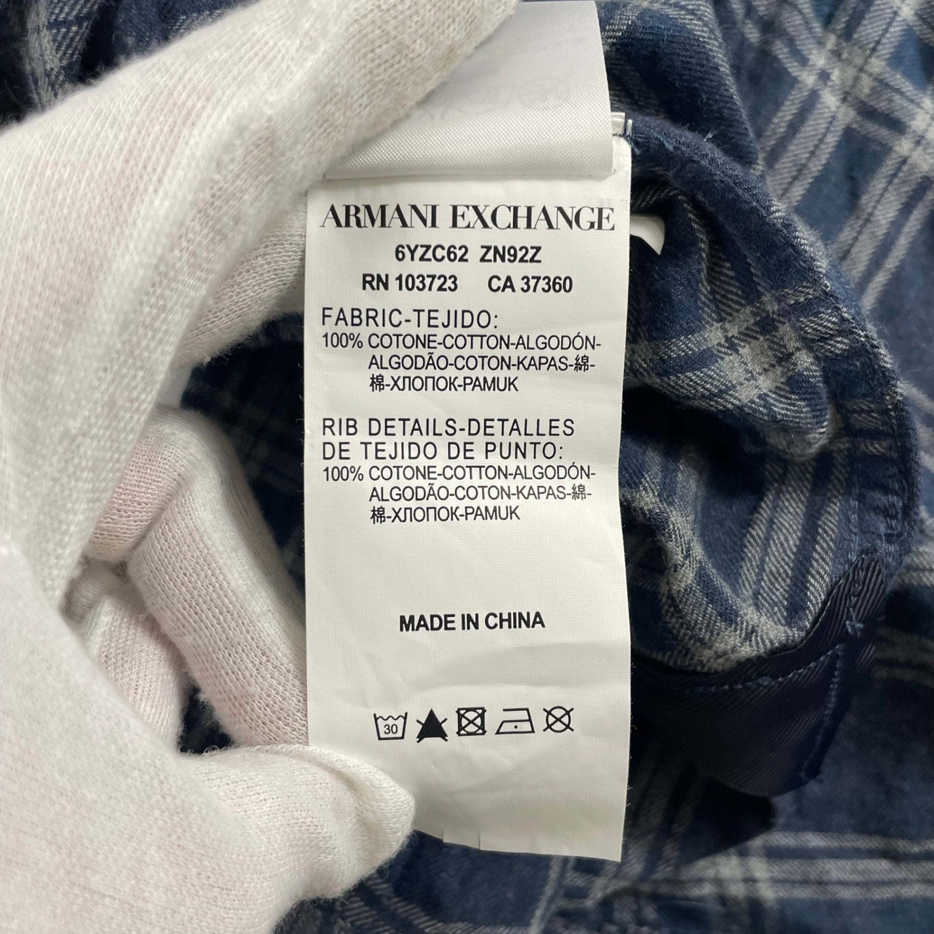 ARMANI EXCHANGE アルマーニ エクスチェンジ / ジップアップシャツジャケット SIZE:M
