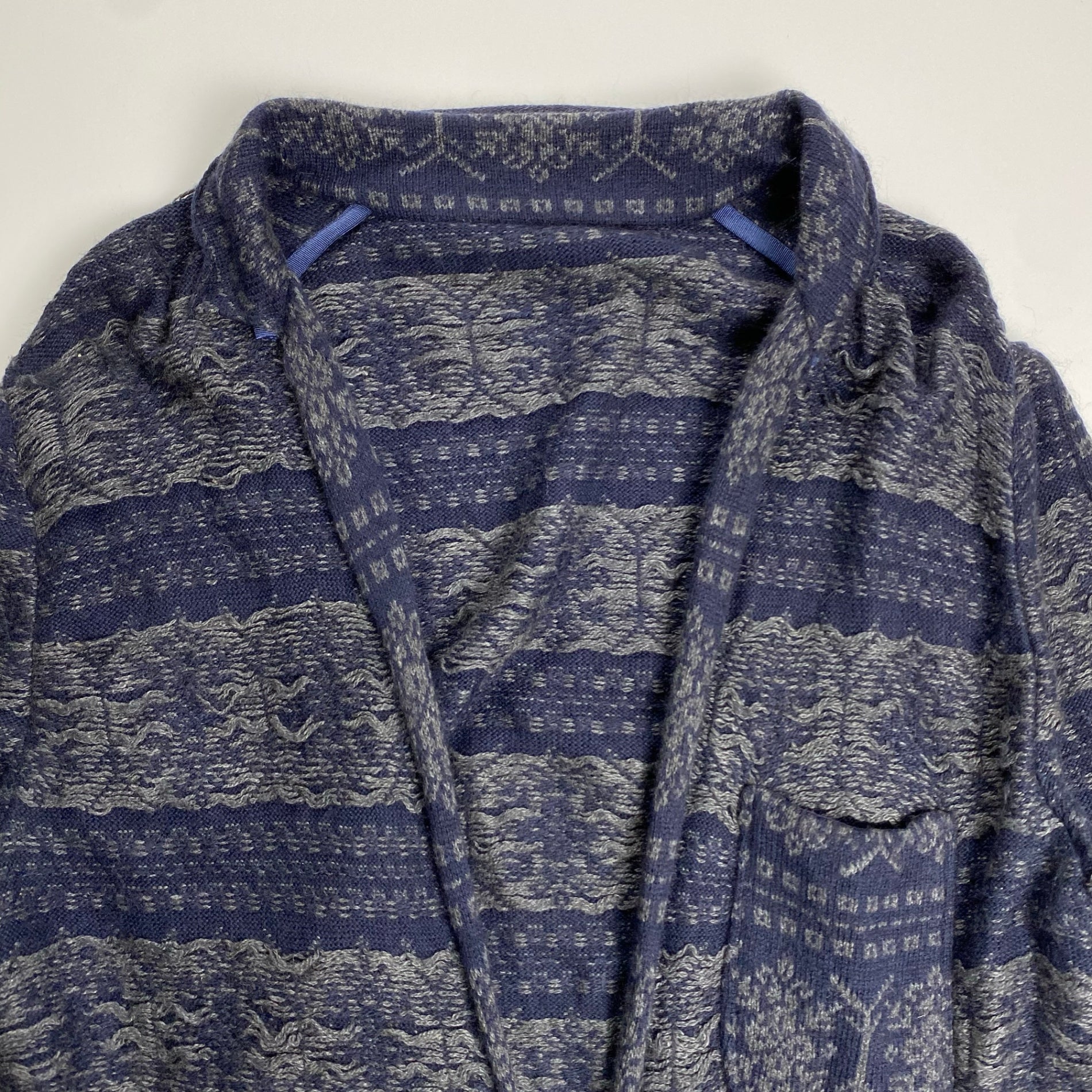 2010年 sacai サカイ / ノルディック カーディガン ニットジャケット 参考定価：45,000程度 SIZE:1