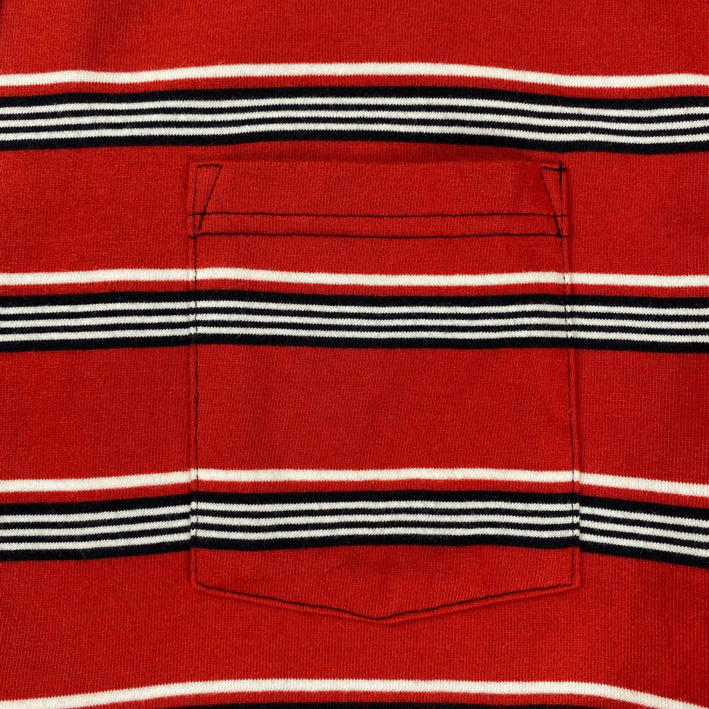 【タグ付】 BEAMS PLUS ビームスプラス / Pocket Tee Multi Stripe ボーダー Tシャツ 長袖 参考定価：8,000+tax SIZE:XL