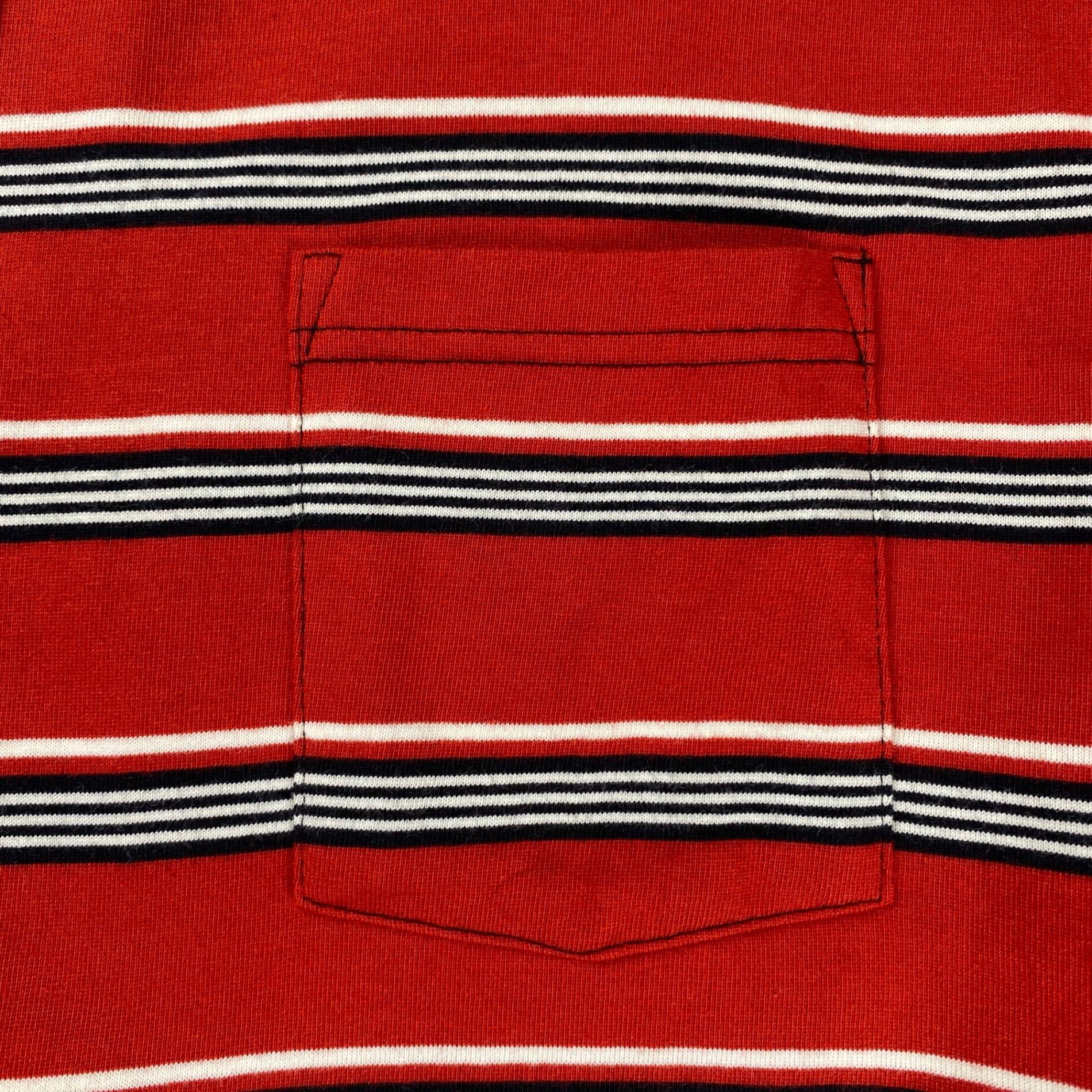 【タグ付】 BEAMS PLUS ビームスプラス / Pocket Tee Multi Stripe ボーダー Tシャツ 長袖 参考定価：8,000+tax SIZE:XL