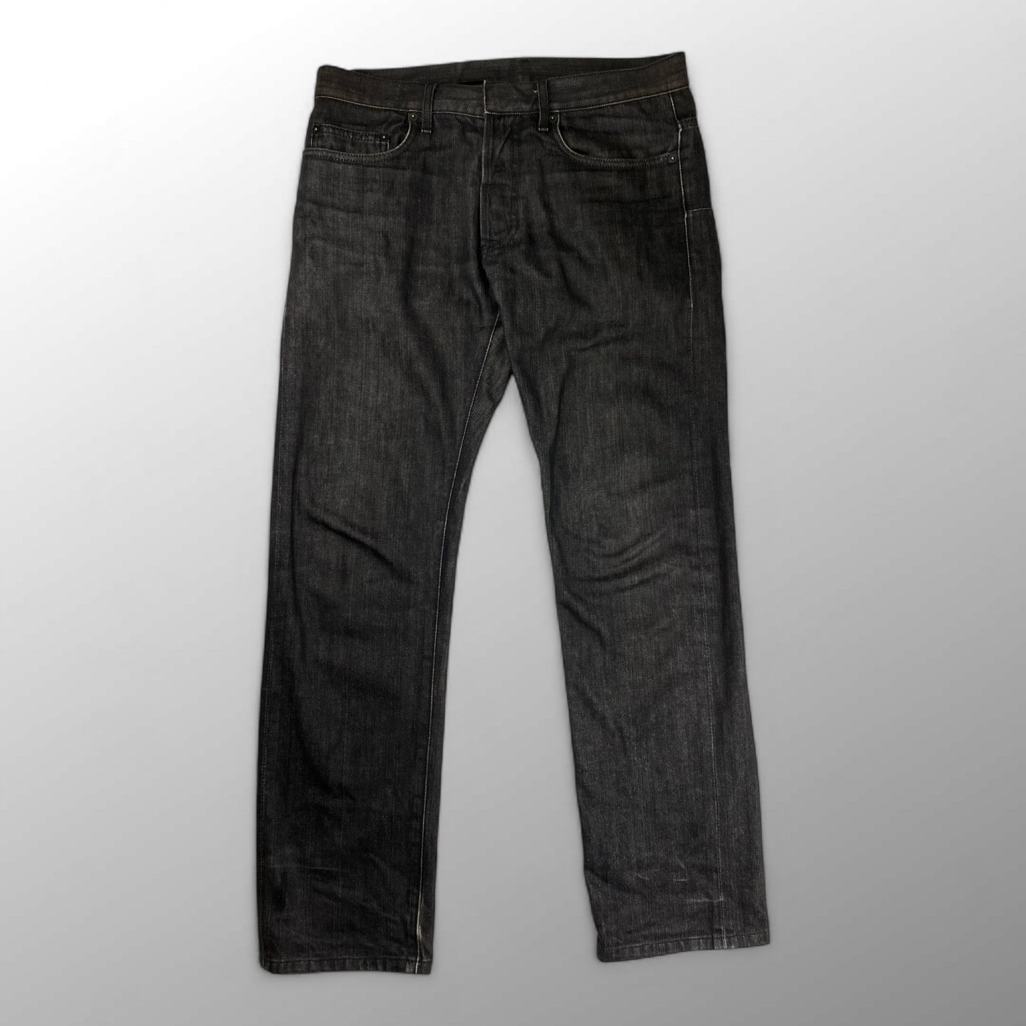 【09AW アーカイブ】 Dior HOMME ディオール オム / CDロゴプレート ブラック デニムパンツ クリス ヴァン アッシュ期 SIZE:W30
