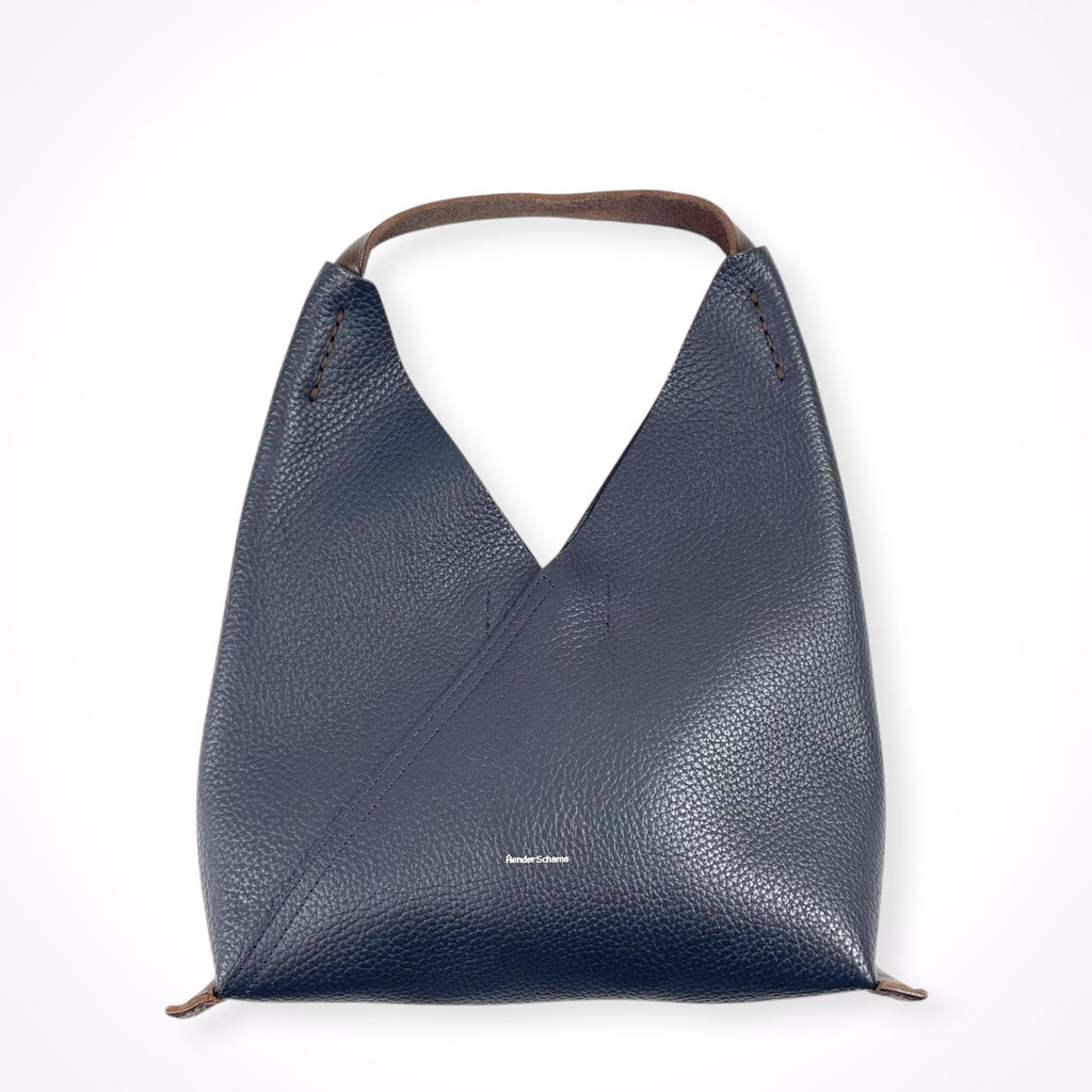 Hender Scheme / triangle bag 美品 シュリンクレザー ネイビー