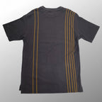 FRED PERRY フレッドペリー / ストライプピケTシャツ エンブレム刺繍 SIZE：M
