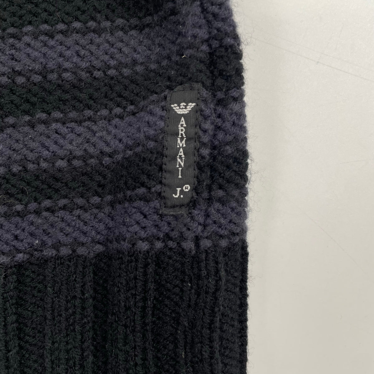 ARMANI JEANS / ボーダータートルネックニット 参考定価：50,000程度 SIZE:M
