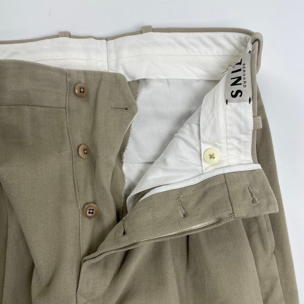 bernard zins ベルナールザンス / JEFF モールスキン 2タックスラックス SIZE：FR38