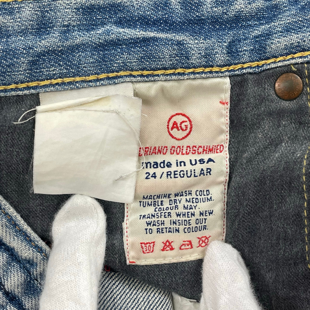 AG エージー / Y2K the ANGEL boot cut フレアデニム USA製 参考定価：50,000程度  SIZE：24