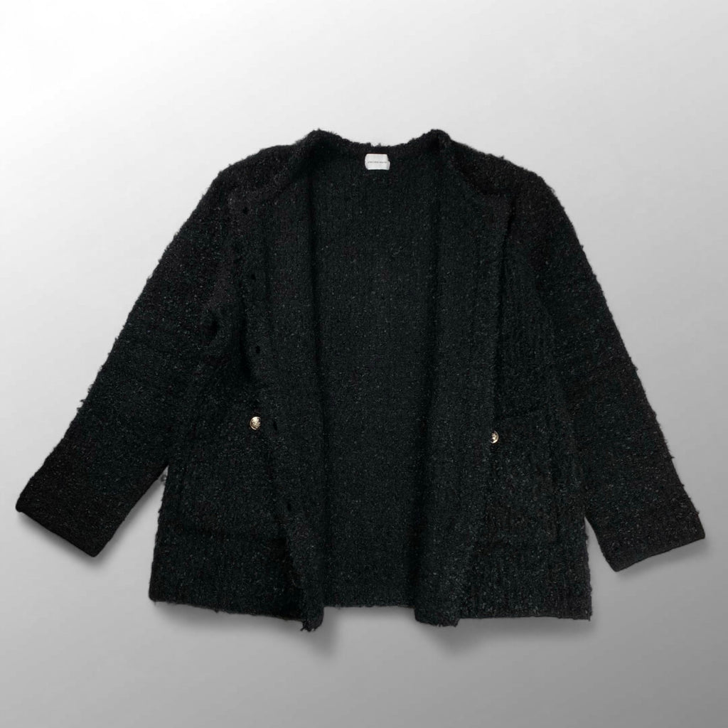 green label relaxing グリーンレーベル リラクシング / ツイード ニット カーディガン 参考定価：14,000+tax SIZE:FREE